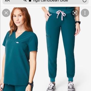 Caribbean blue Xs tall joggers